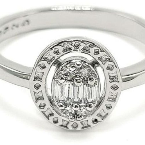 Roman Oval Diamond Cut Ladies Ring