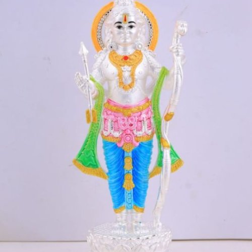 Silver Finish Ramlala Decorative Statue