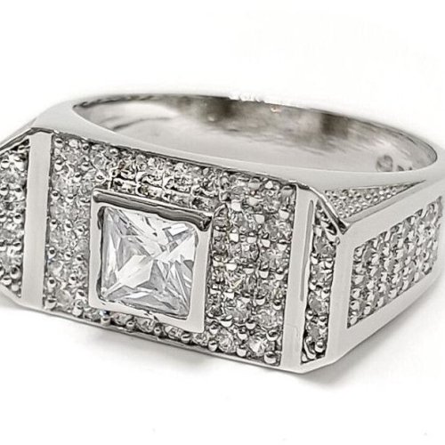 Square Roman Diamond Rolex Ring