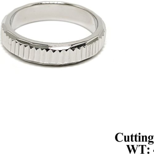 Vertical Groove Design Cutting Band Ring