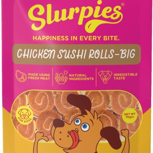 70 Gm Slurpies Chicken Sushi Rolls