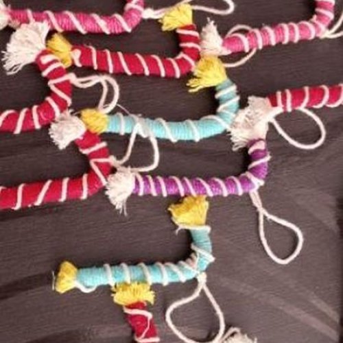 Macrame Multicolor Hanging Candy Canes