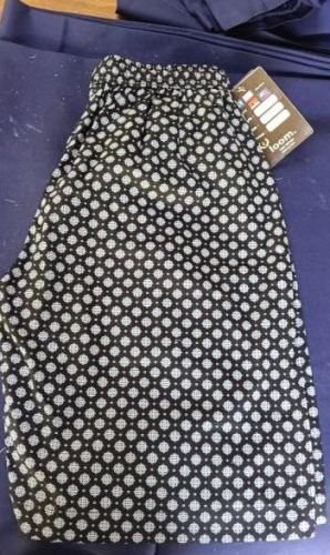 Black Mens Cotton Printed Half Pant