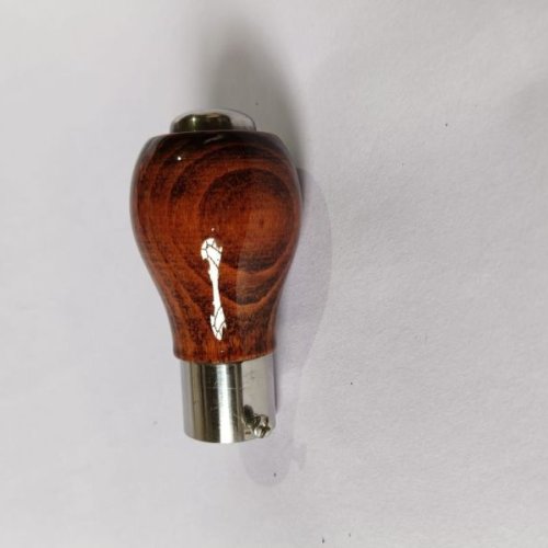 Chrome Top Wood Curtain Stopper