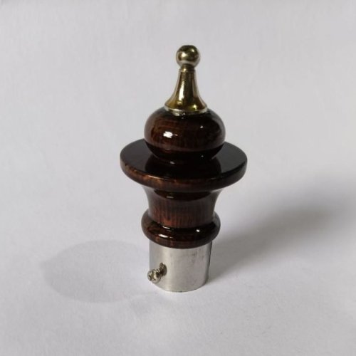 Gold Tip Wood Curtain End Cap