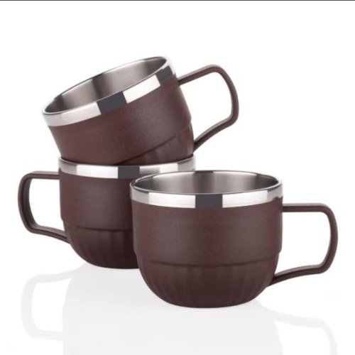 6 Pcs Set OF Stainless Steel Coffee Mug