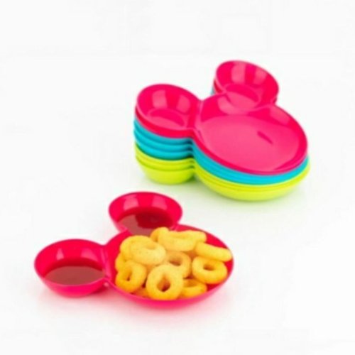Mickey Mouse Shape Plastic Plate