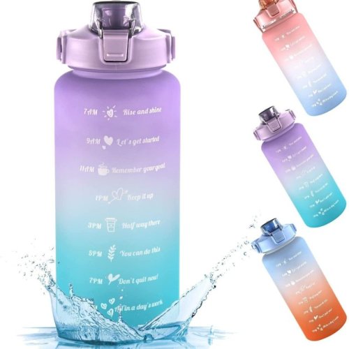 Plastic Motivational Water Bottle