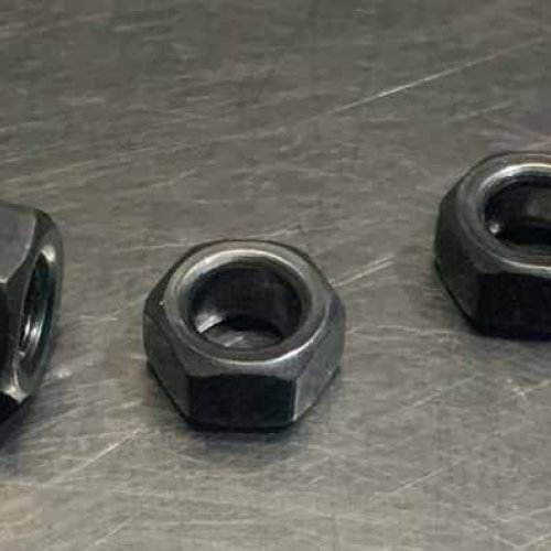 Black Steel Hex Nut