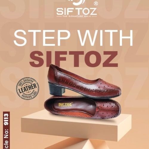 Ladies Comfort Fit Leather Belly Shoes