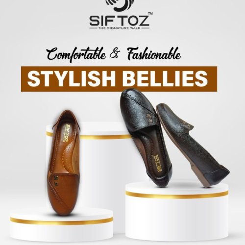 Ladies Genuine Leather Belly Shoes