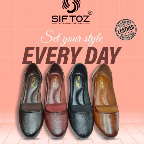 Ladies Leather Formal Office Shoes