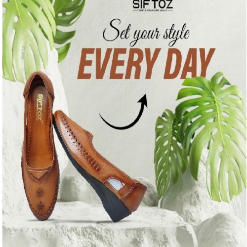 Men’S Brown Stitched Leather Loafers