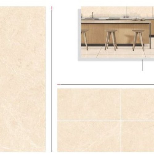 Classic Creamy Glossy Marble Tiles