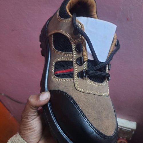 Men Leather Safety Shoe