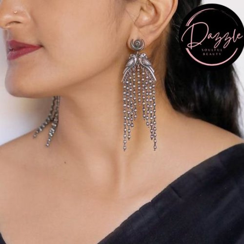 Ladies Bird Cascade Dome Drop Earpiece