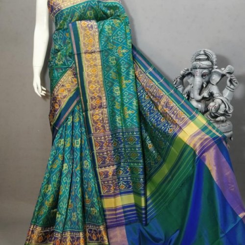 Ladies Patola Ikkat Silk Saree