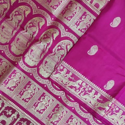 Ladies Peacock Zari Banarasi Saree
