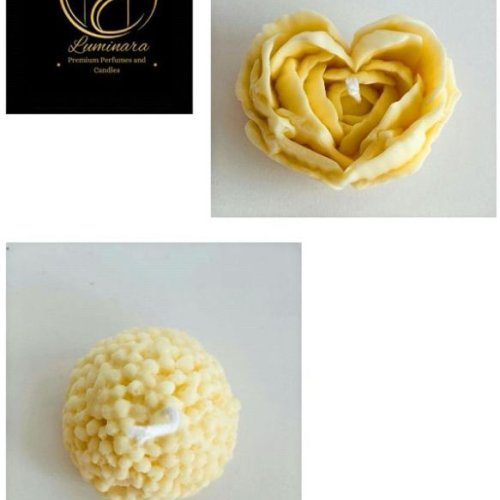 Heart Laddu Candle Set