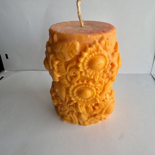 Sunflower Wax Candle