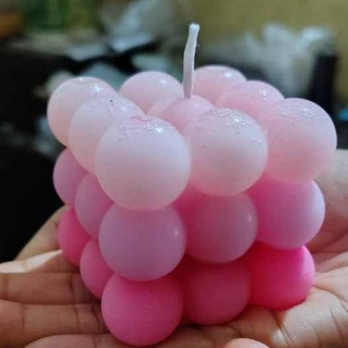 Bubble Cube Soy Wax Scented Candle