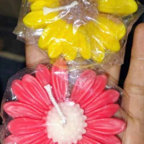 Flower Shapes Wax Candle