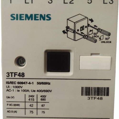 3TF48-75A Siemens Contactor
