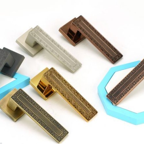 Rectangle Zinc Mortise Door Handle