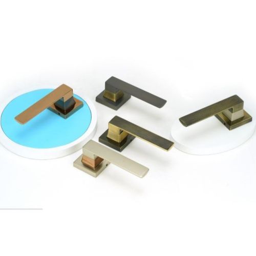 Square Zinc Mortise Door Handle