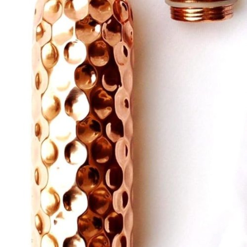 750ml Hammered Copper Water Bottle