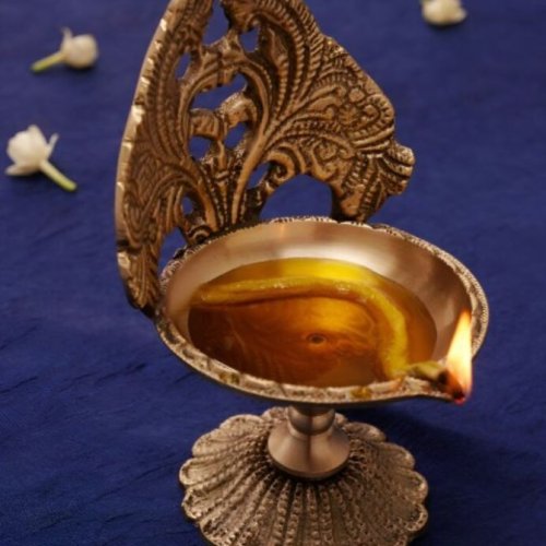 Antique Brass Diya