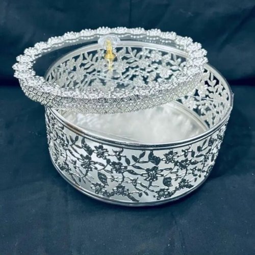 German Silver Dry Fruit Box