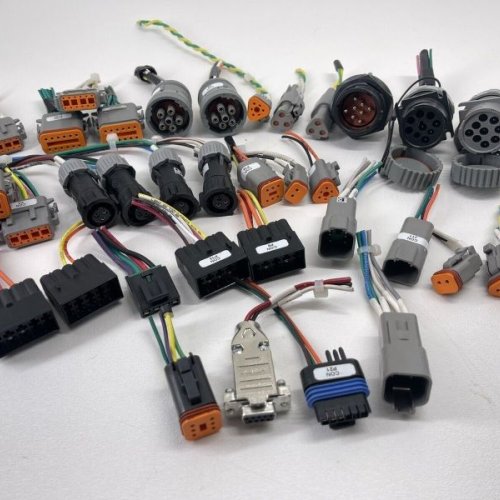 Plastic Male Female Automotive Wiring Harness Connectors