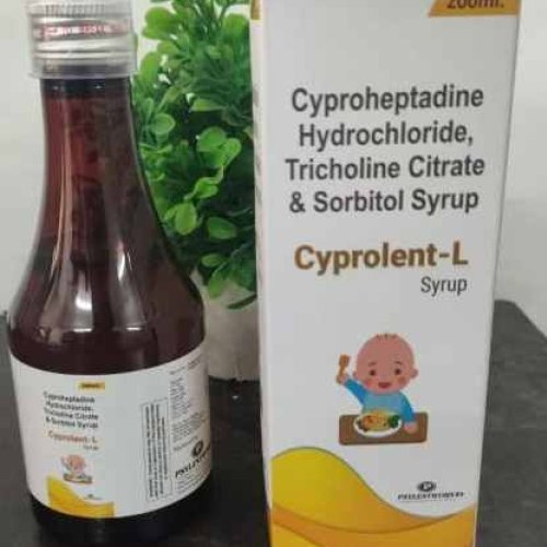 Cyprolent L Cyproheptadine Hydrochloride Tricholine Citrate Sorbitol Syrup