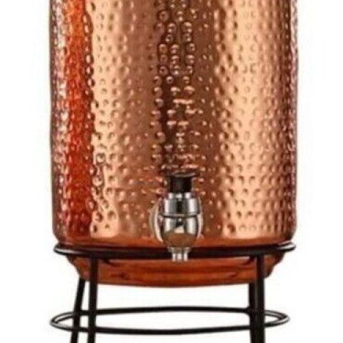 Cylindrical Copper Water Dispenser