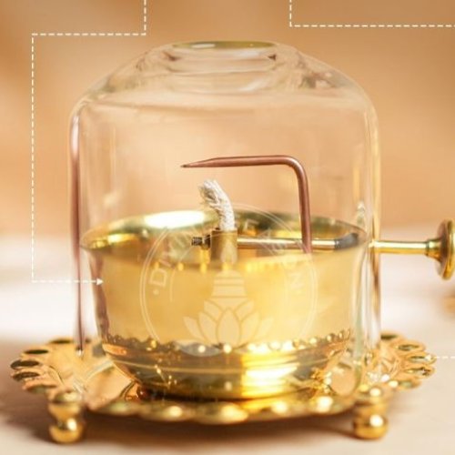 Pure Brass Akhand Jyoti Diya