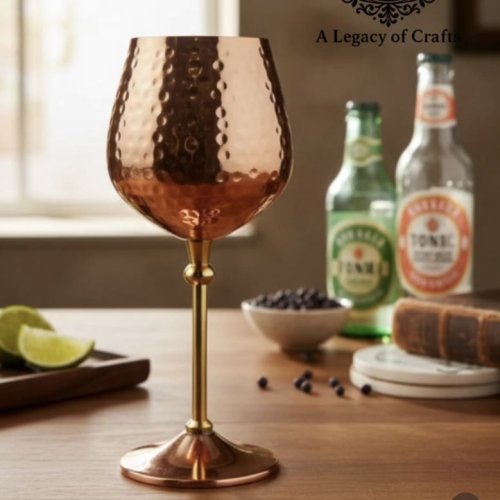 Pure Copper Wine Glass