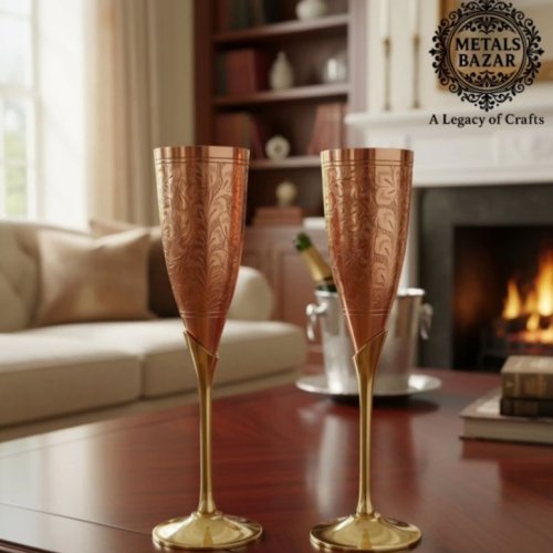 Pure Copper Wine Glass Set