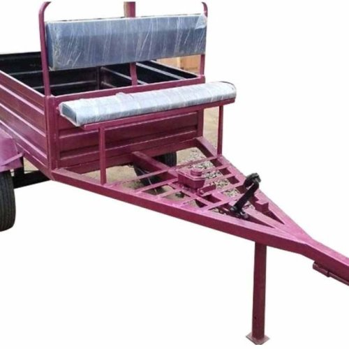 Maroon Power Tiller Trolley