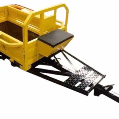 Yellow Power Tiller Trolley