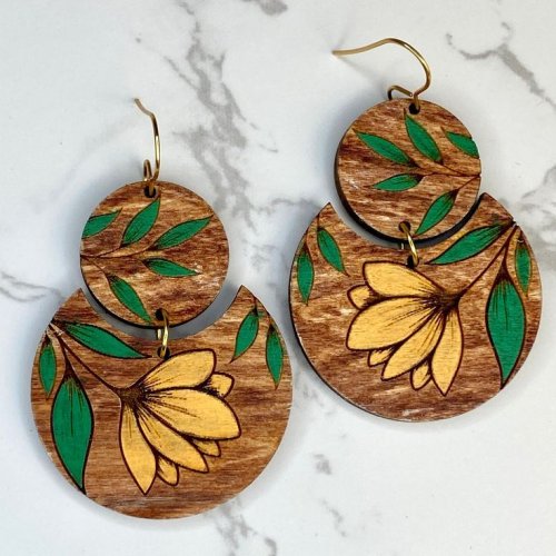 Wooden Earrings