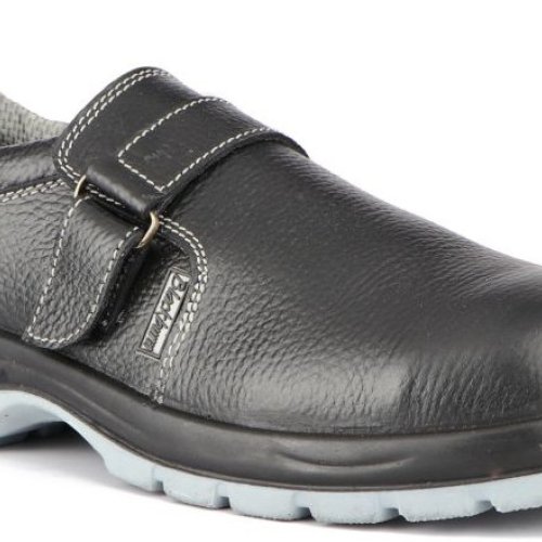 Laceless PU Double Density Leather Safety Shoe - 7651DD
