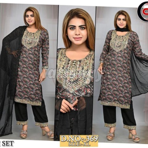 Silk Ladies Designer Casual Long Kurti Set