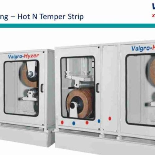Valgro Dry Brushing Hot Tempered Strip Machine