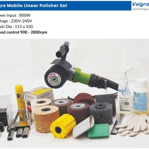 Valgro Stainless Steel Manual Finishing Full Kit