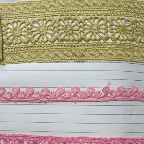 Multi Style Crochet &AMP; Mesh Pattern Polyester Lace