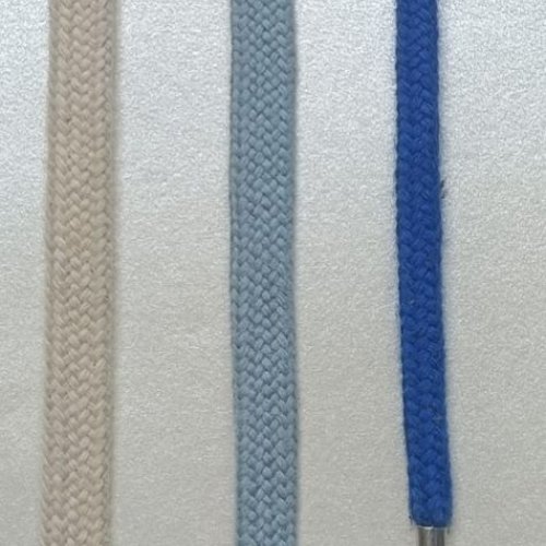 Triple Tone Braided Cotton Cord Lace