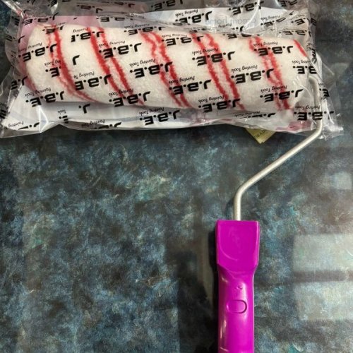 White Cotton Linining Paint Roller