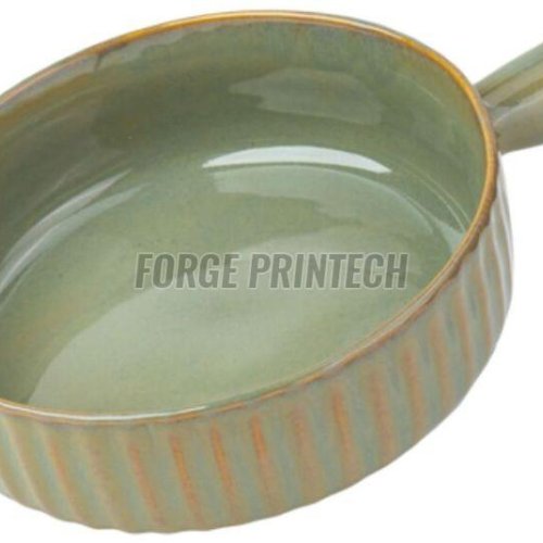 Green Ceramic Pasta Bowl