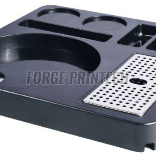 Square Electric Kettle Tray with 2 Cup Holder